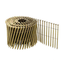 2.5mmx50mm coil nails flat head iron wire coil roofing nails with ring shank 300 x 30 pcs nails for pallet